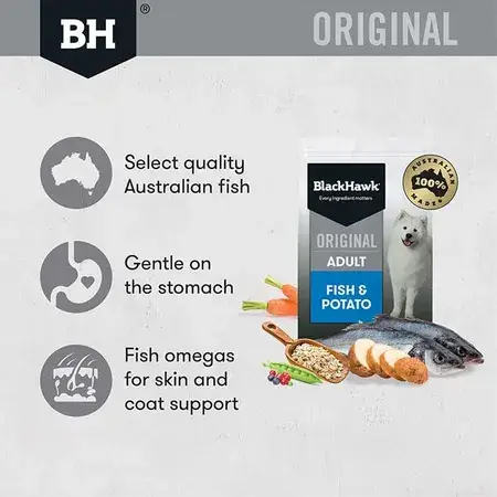 Blackhawk Original Dry Adult Dog Food - Fish & Potato - Image 3