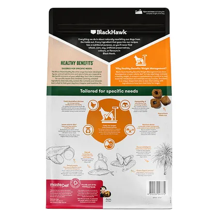 Blackhawk Healthy Benefits Weight Management Adult Dog Food - Image 2