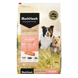 Blackhawk Grain Free Adult Dry Dog Food - Salmon